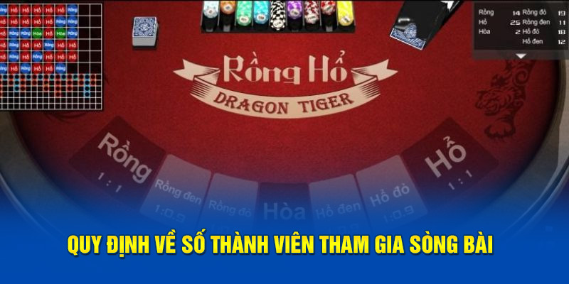 Quy định về số thành viên tham gia sòng bài 